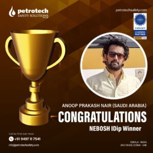 NEBOSH IDip Winners from Petrotech June 2023